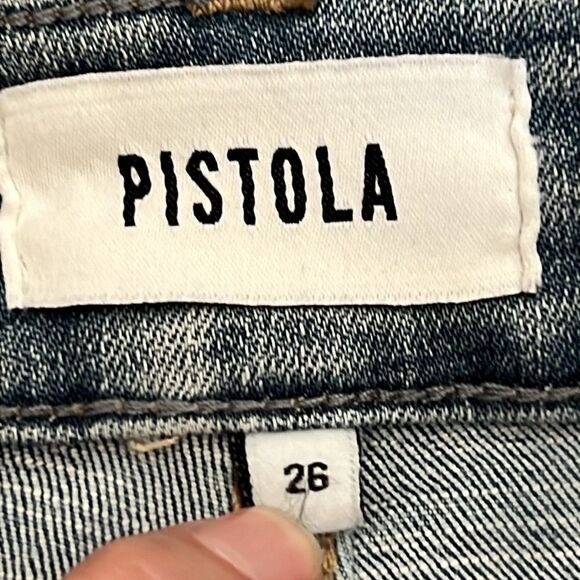 Pistola Audrey Mid-Rise Skinny Jeans 26 wink distressed - Picture 9 of 9